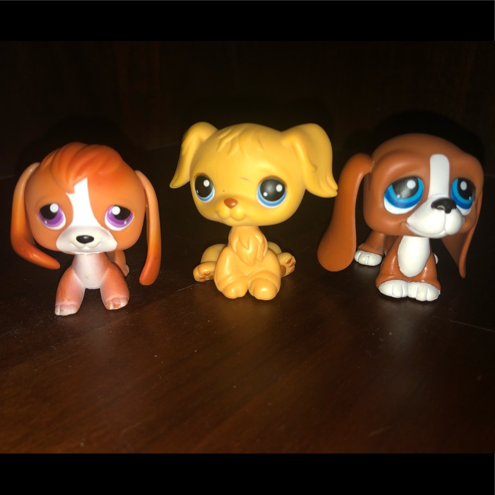 LPS Littlest Pet Shop Set (3) Dogs